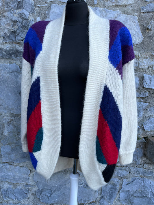 80s geometric cardigan uk 14-16