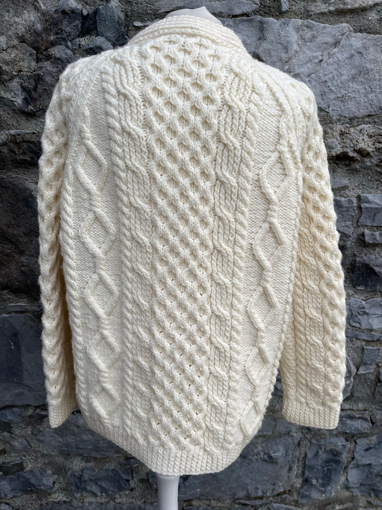 Aran knit cardigan  uk 10-12