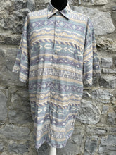 Load image into Gallery viewer, 80s Aztec long shirt M/L
