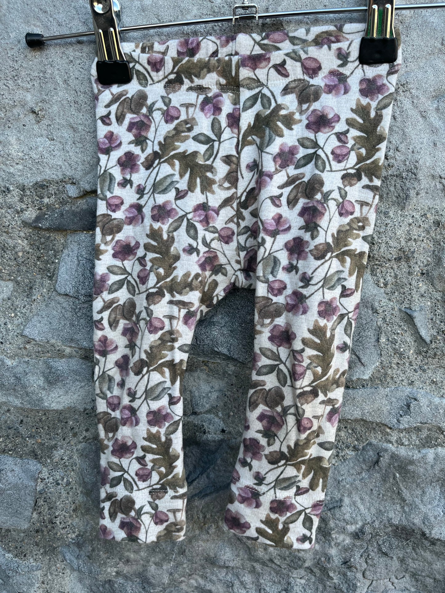 Flowers&mushrooms leggings  4-6m (62-68cm)