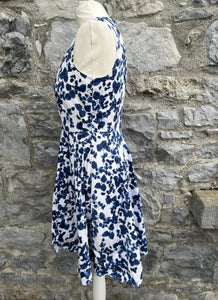 Blue floral dress  uk 10