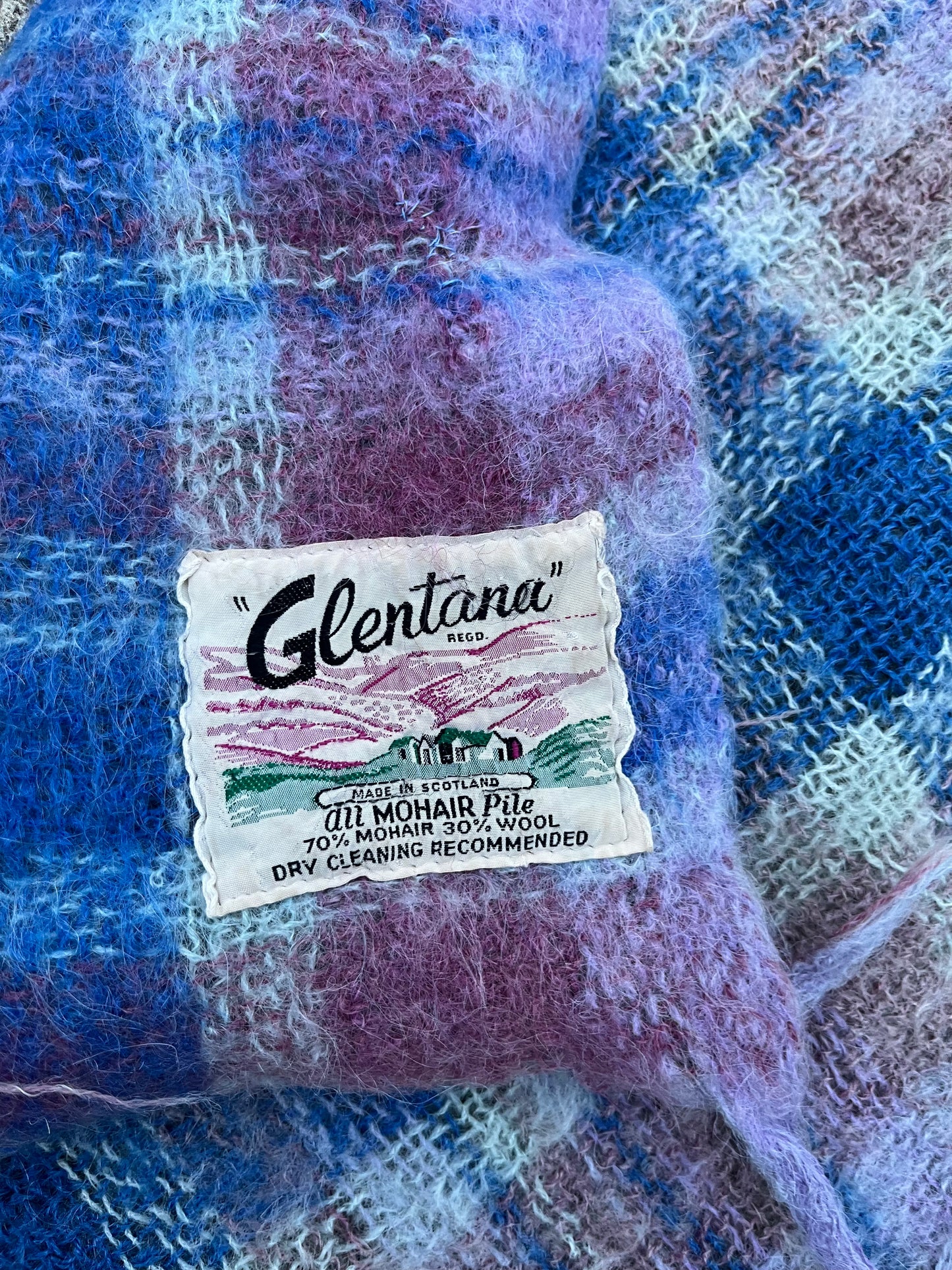 80s mohair scarf