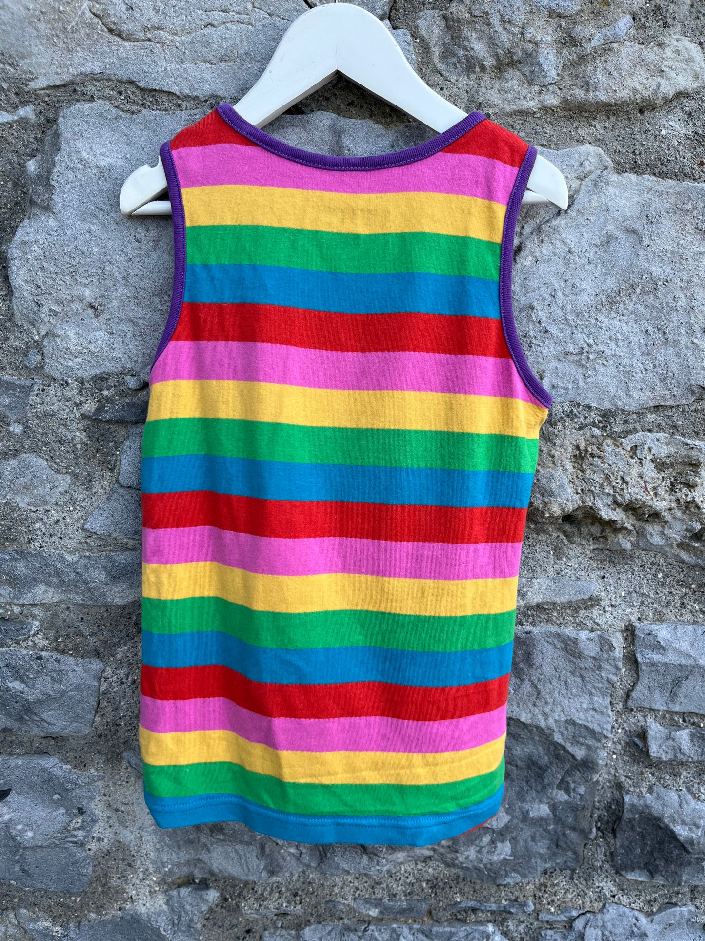 Rainbow tank top  8-9y (128-134cm)