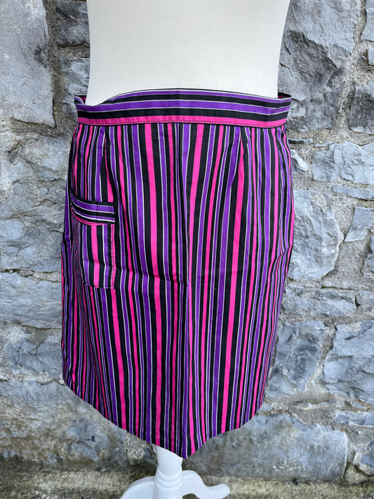 Purple stripy skirt uk 8-10