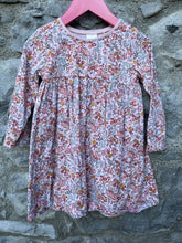 Load image into Gallery viewer, Autumn flowers dress   18-24m (86-92cm)
