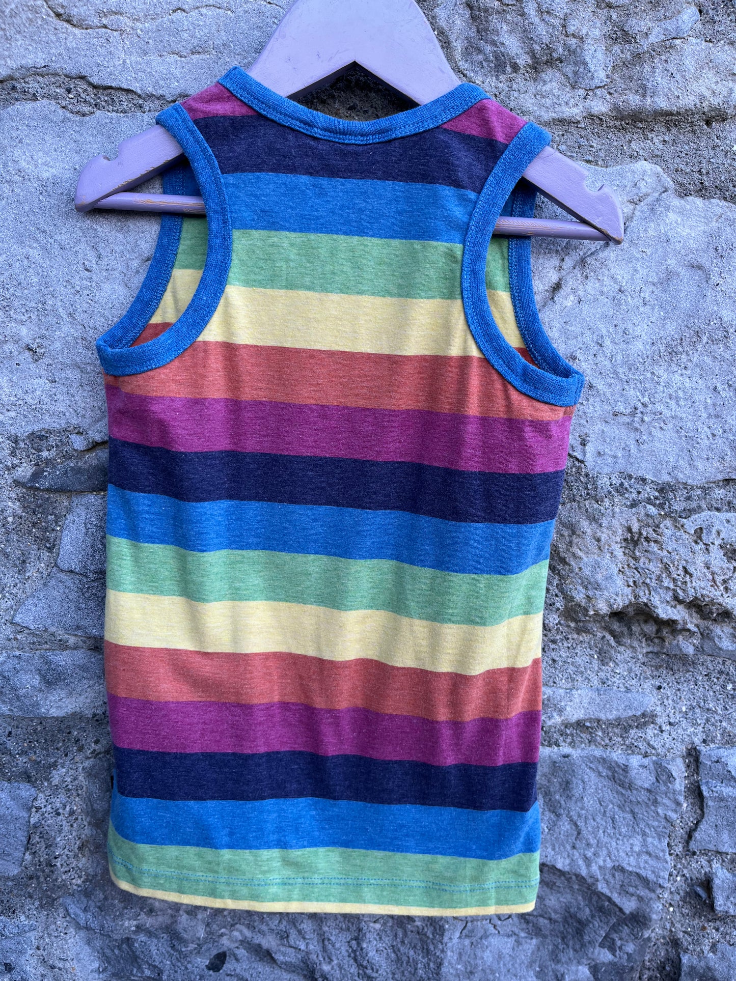 Rainbow tank top 5-6y (110-116cm)