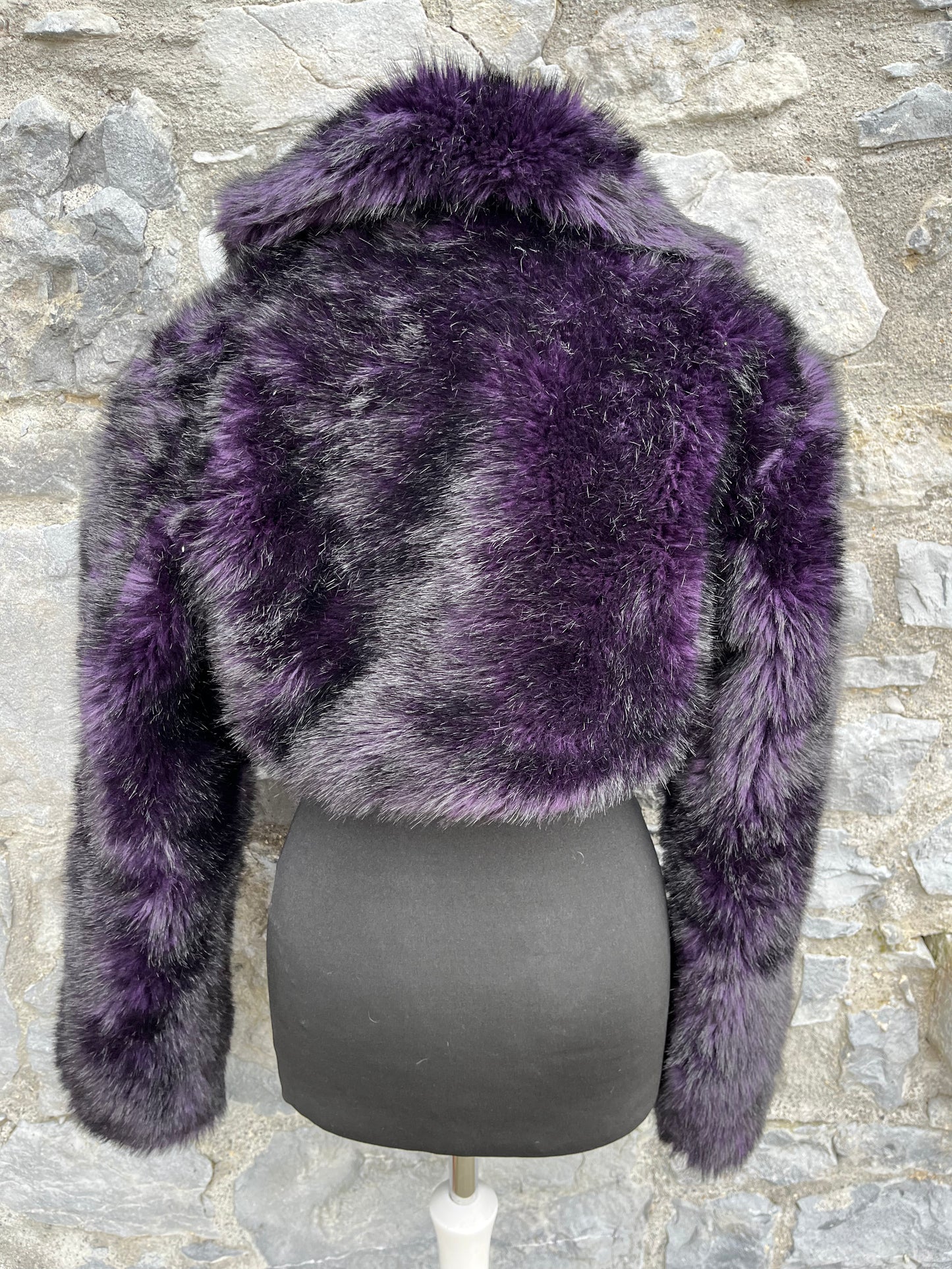 Purple faux fur uk 10