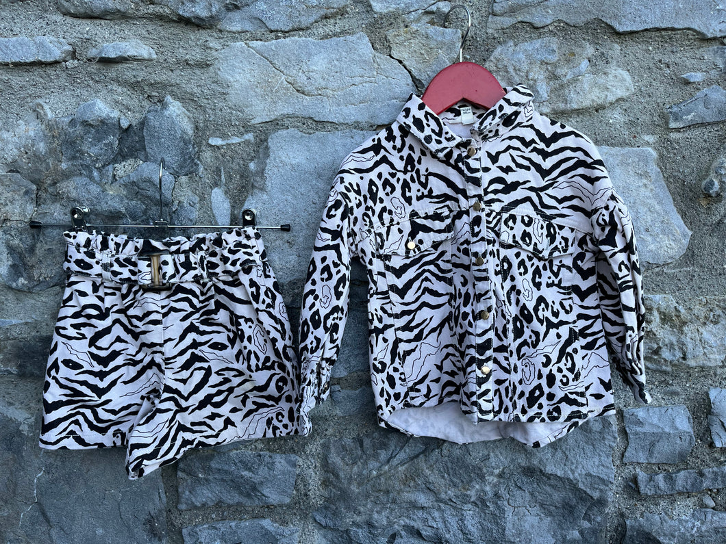 Zebra denim set   2-3y (92-98cm)