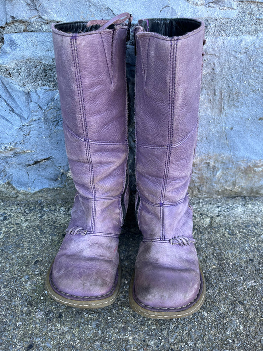 Lilac boots   uk 3 (eu 36)