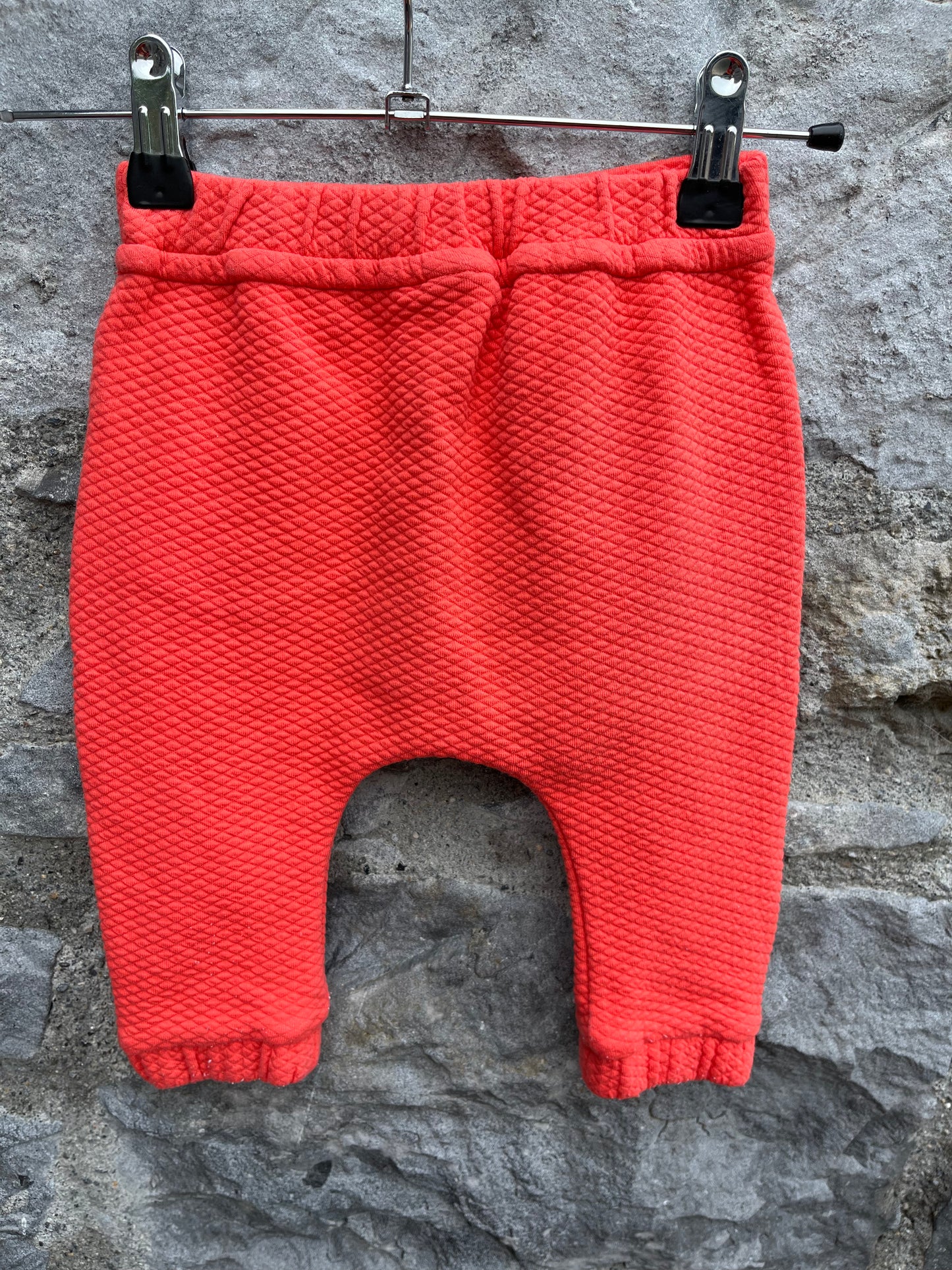 Orange honeycomb pants    6-9m (68-74cm)