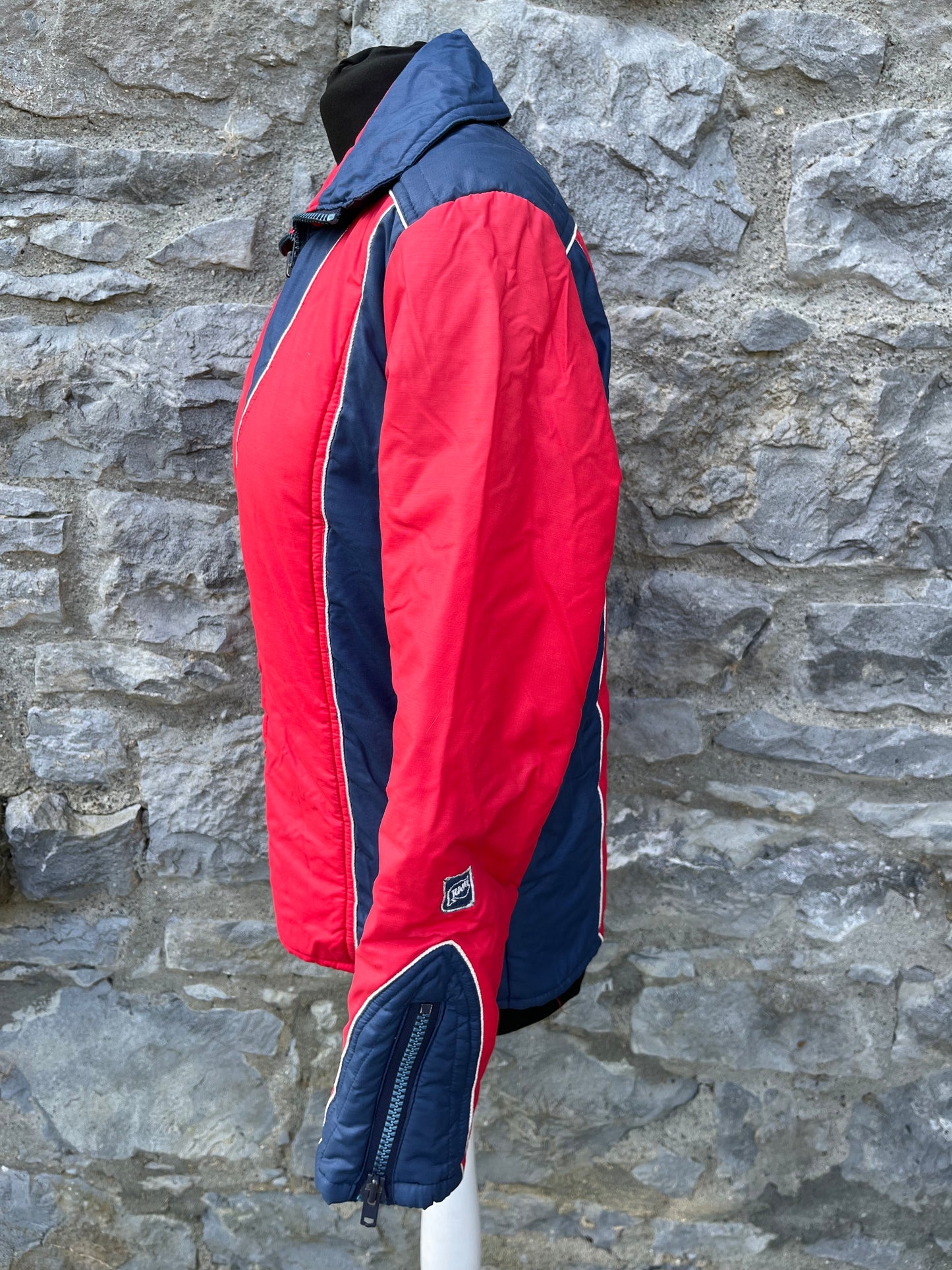 70s red ski jacket uk 8-10