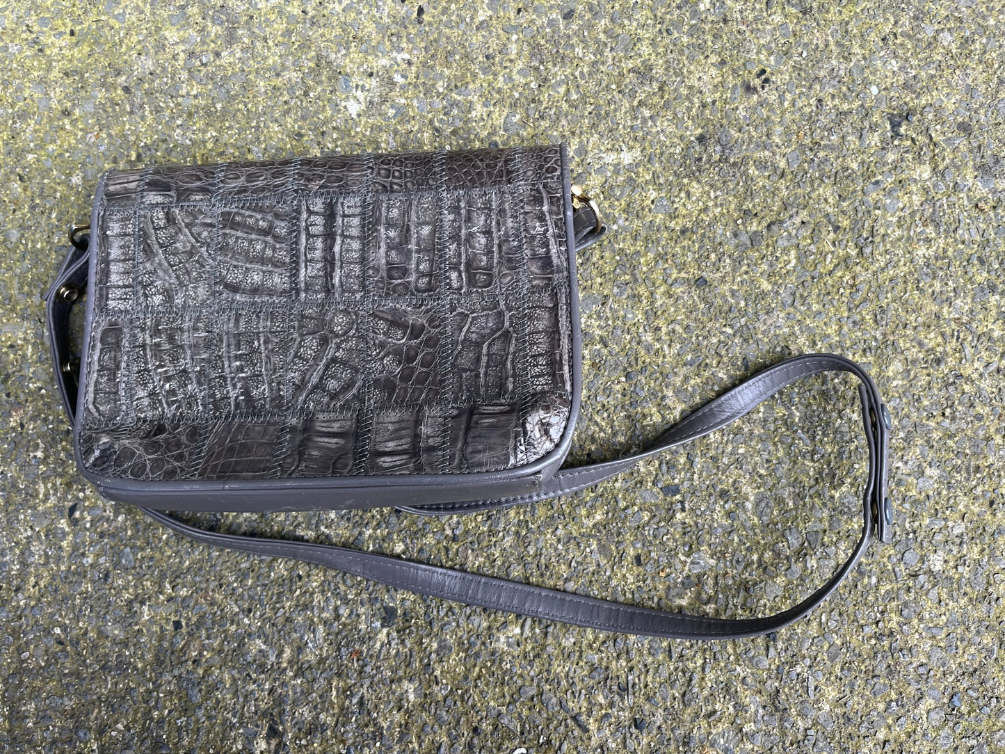 Grey snake bag