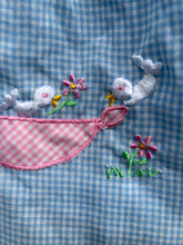 Load image into Gallery viewer, Gingham embroidered dress  0-3m (56-62cm)
