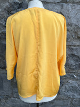 Load image into Gallery viewer, 80s yellow blouse uk 10-12

