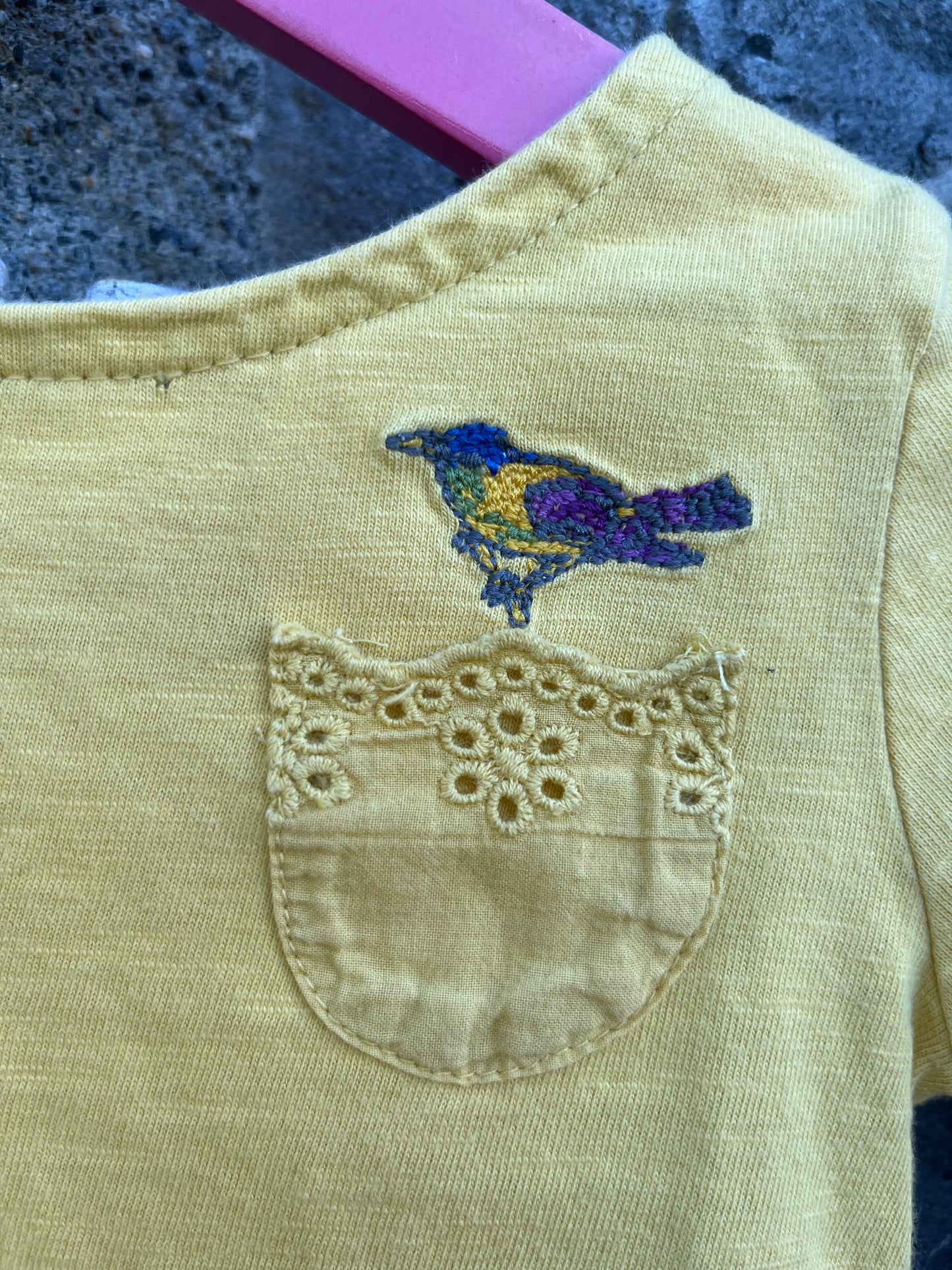 Yellow top  3-6m (62-68cm)