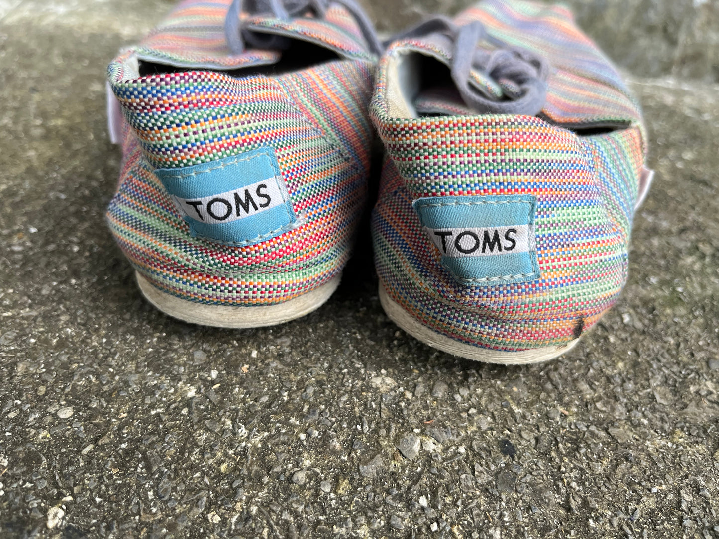 Rainbow toms  uk 4.5 (eu 37.5)