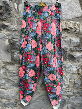 Load image into Gallery viewer, 80s floral pants  uk 4
