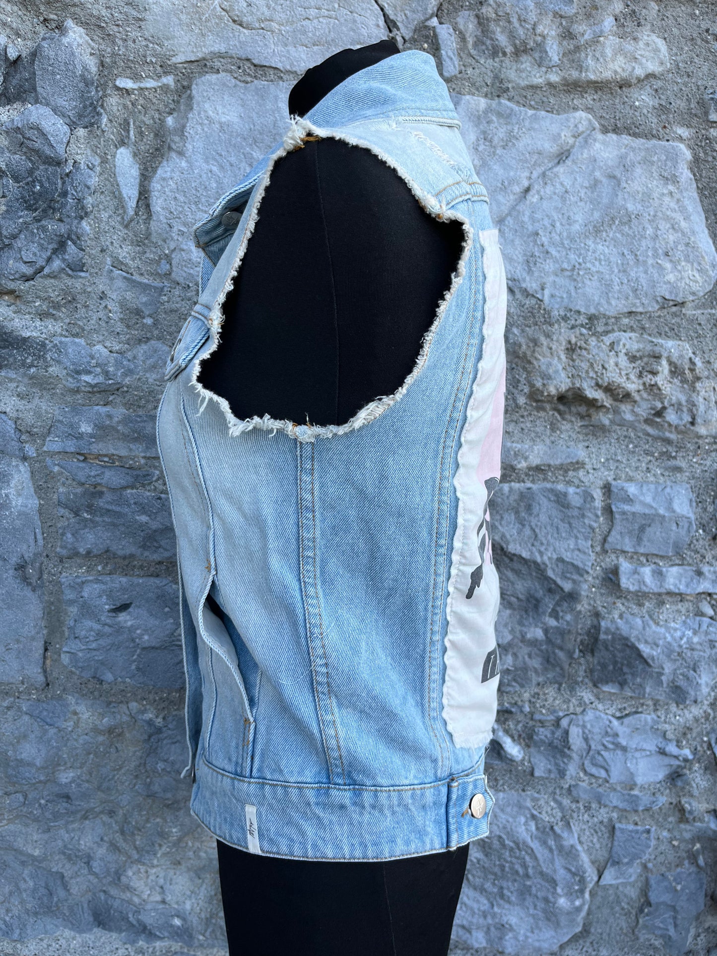 90s denim gilet  uk 6-8