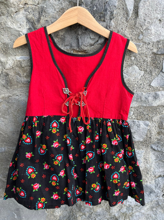 Folk pinafore  3y (98cm)