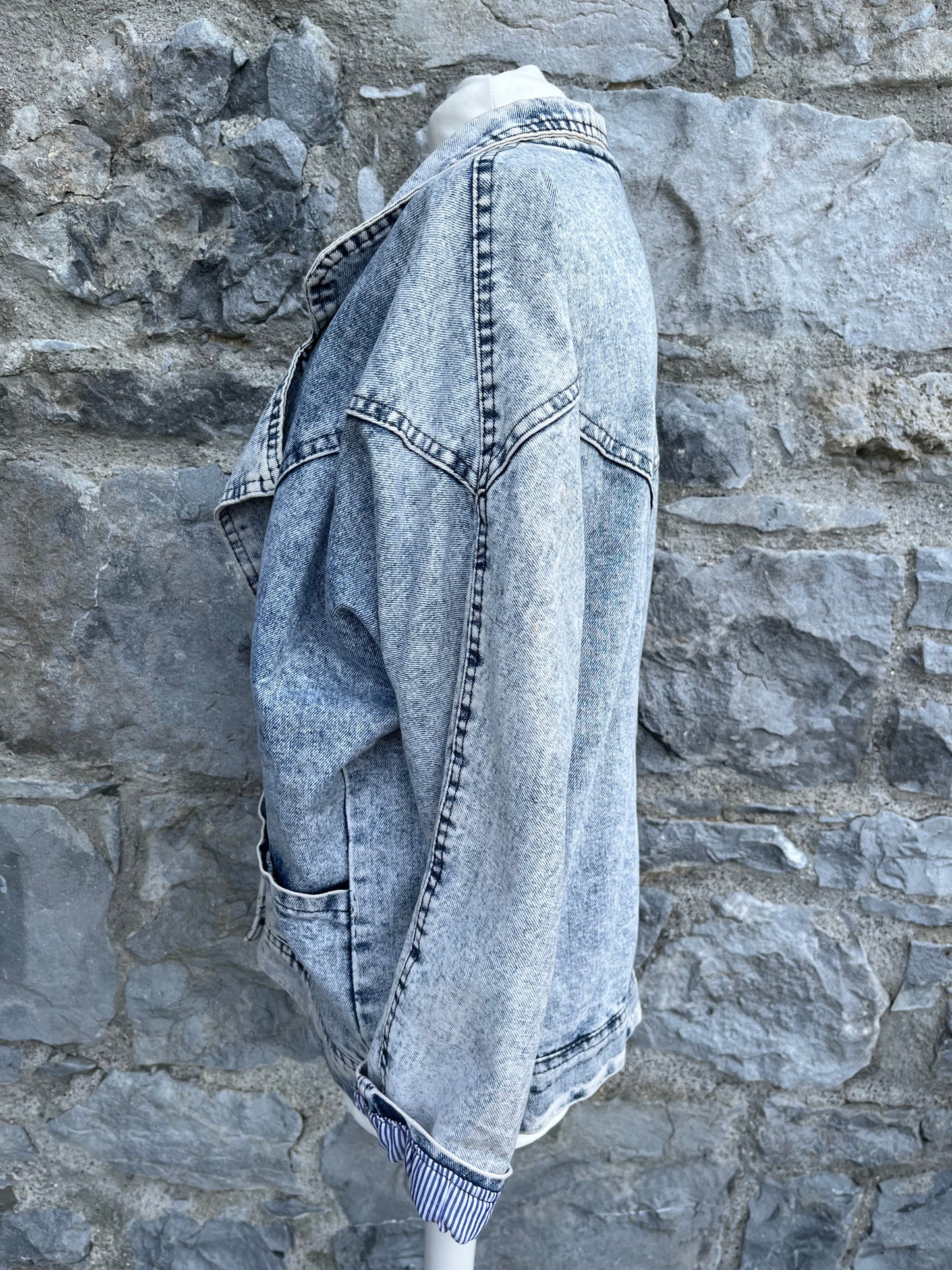 80s denim jacket uk 10-12