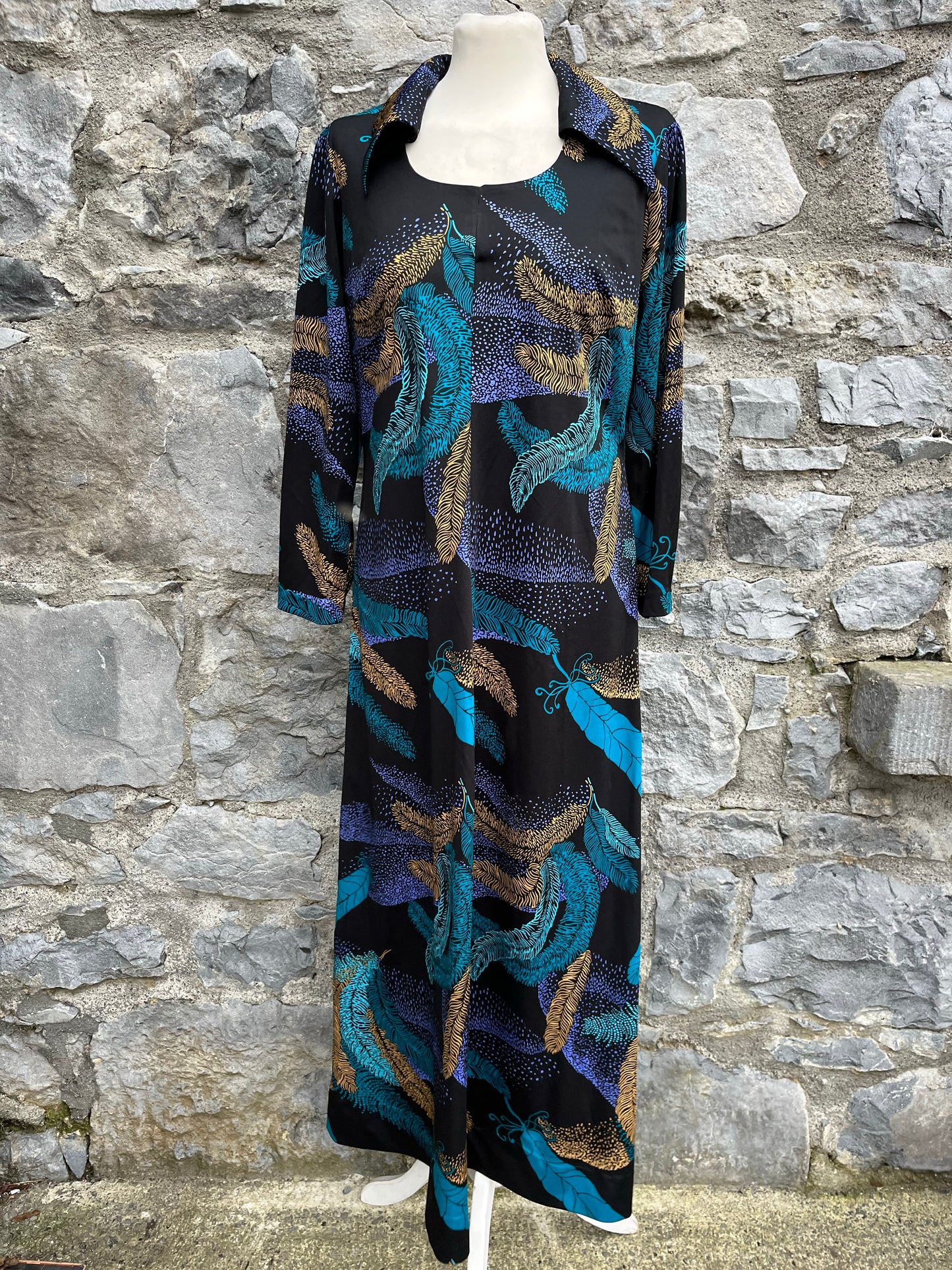 Feathers maxi dress uk 10