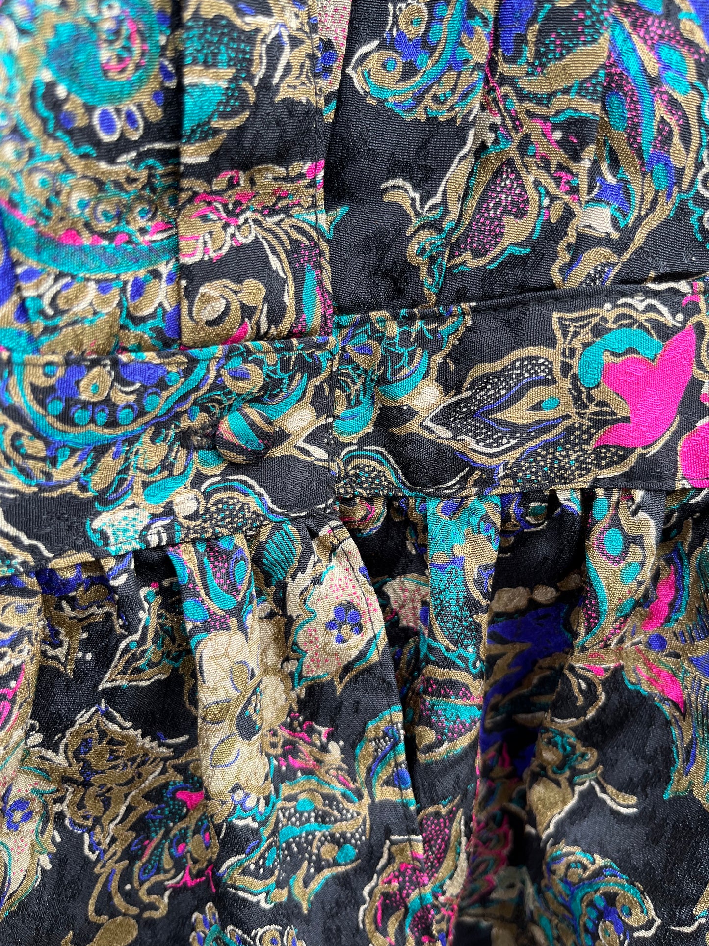 80s paisley blouse uk 12-14