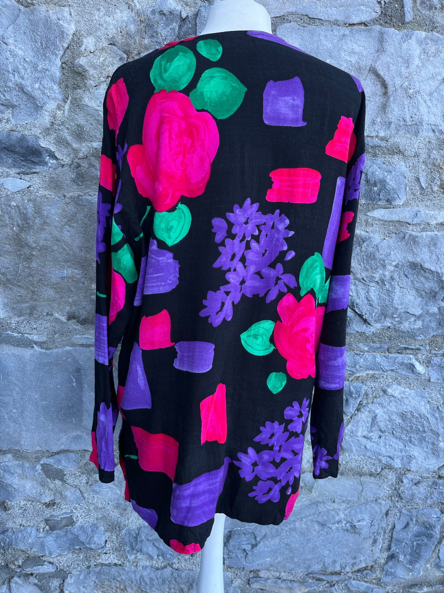 80s roses tunic uk 10-12