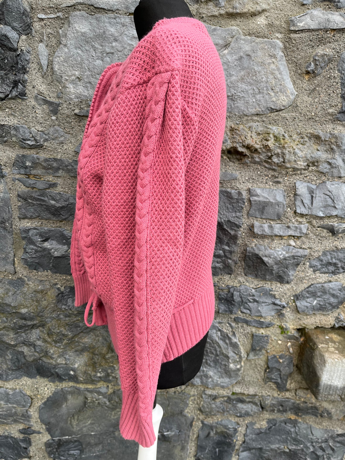 Pink folk cardigan uk 12-14