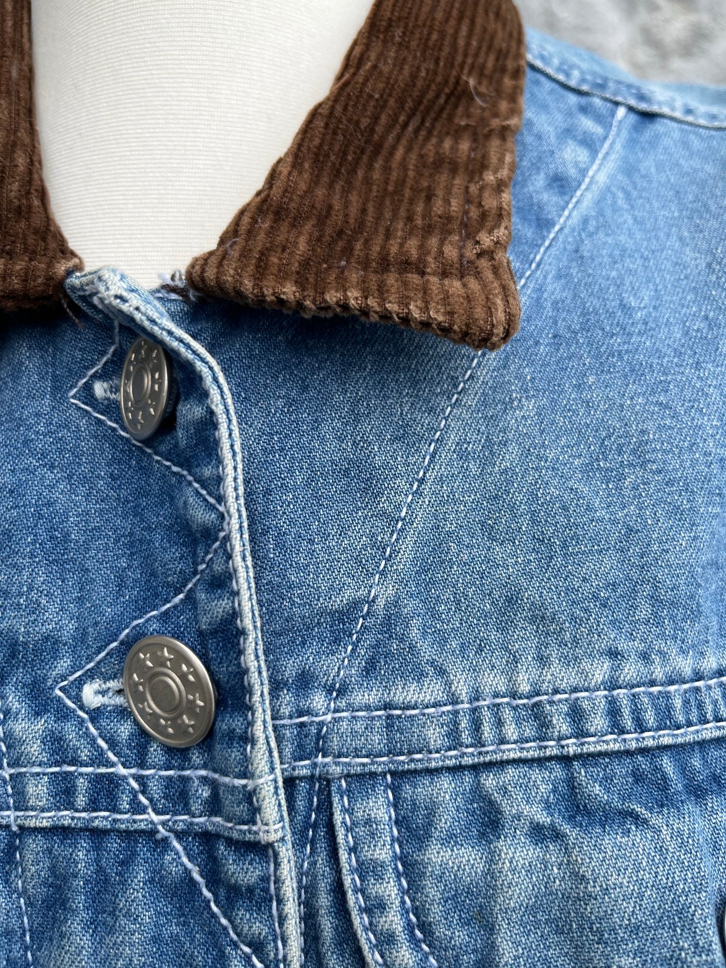 90s Denim gilet uk 6-8