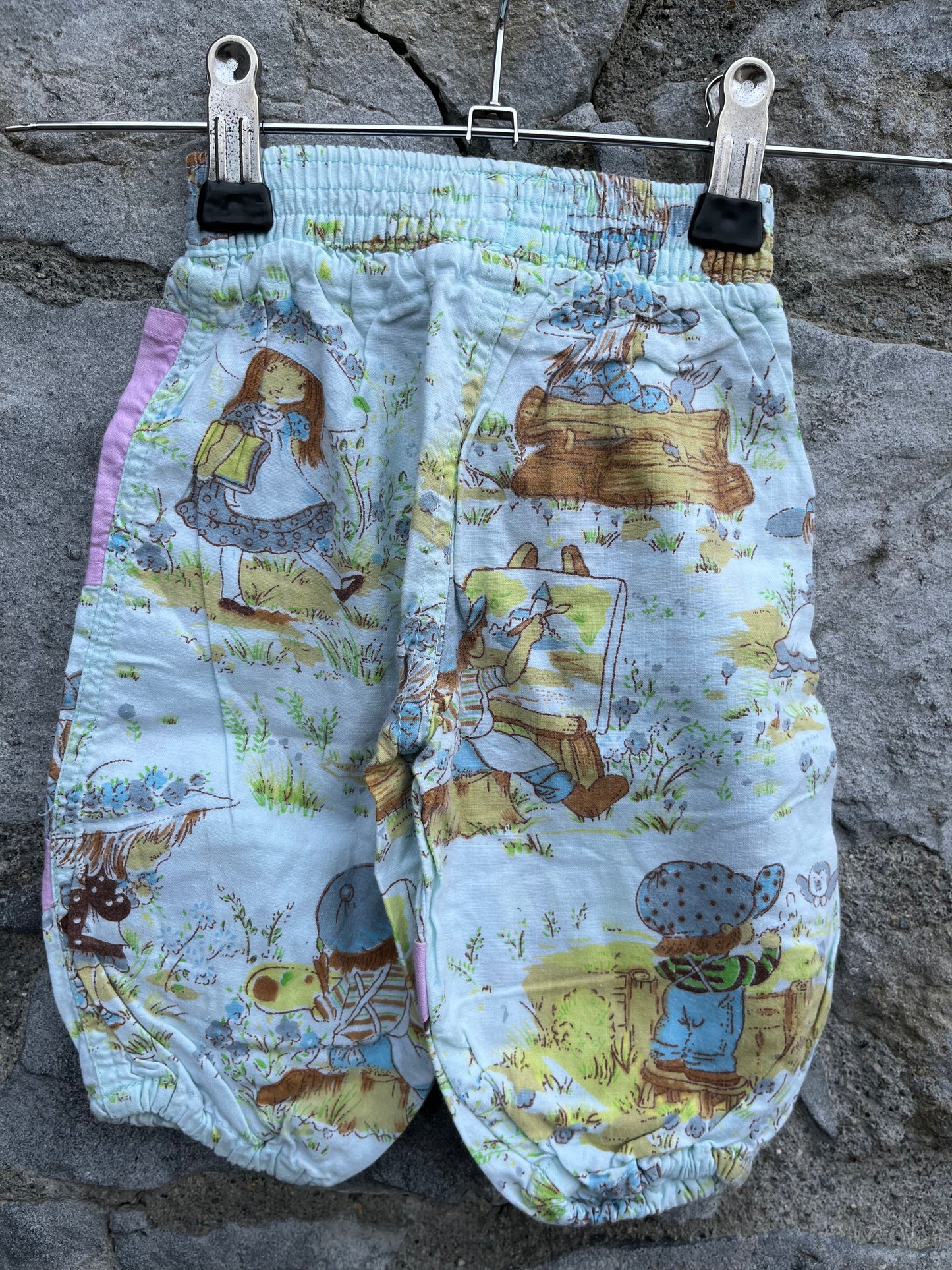 80s vintage girls pants  0-3m (56-62cm)