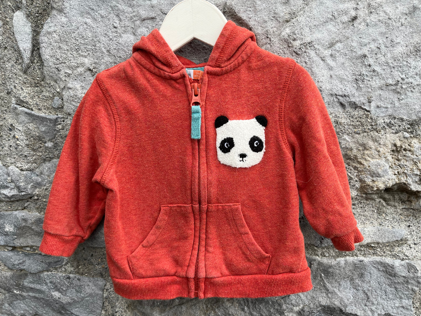 Panda hoodie   3-6m (62-68cm)