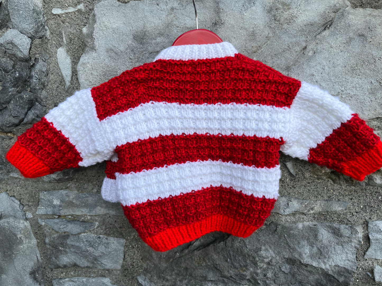 Snowman cardigan with a hat 6-12m (68-80cm)