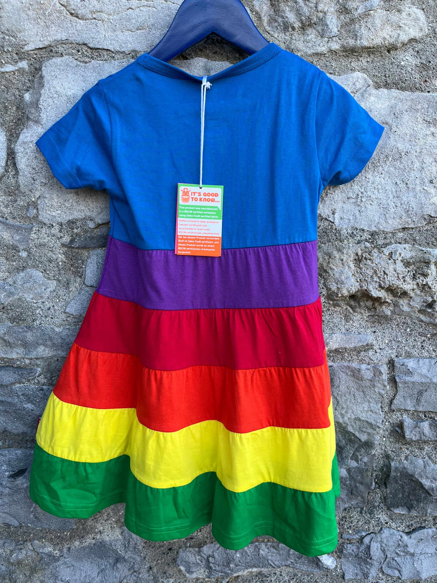 Love rainbow dress  2-3y (92-98cm)