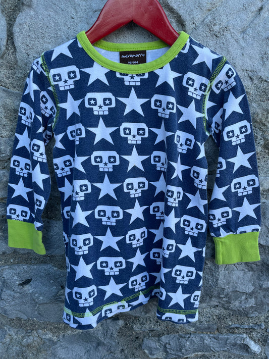 Skulls A-line top   3-4y (98-104cm)