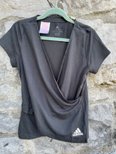 Load image into Gallery viewer, Charcoal yoga tee  9-10y (134-140cm)
