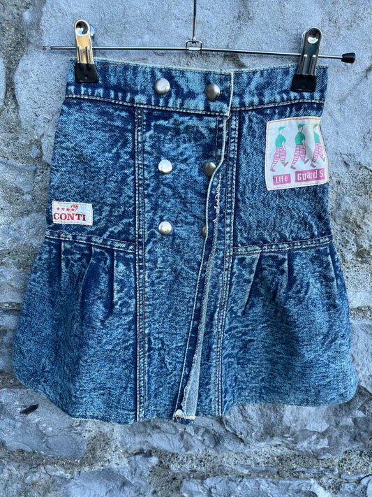 Conti 80s denim skirt   7-8y (122-128cm)