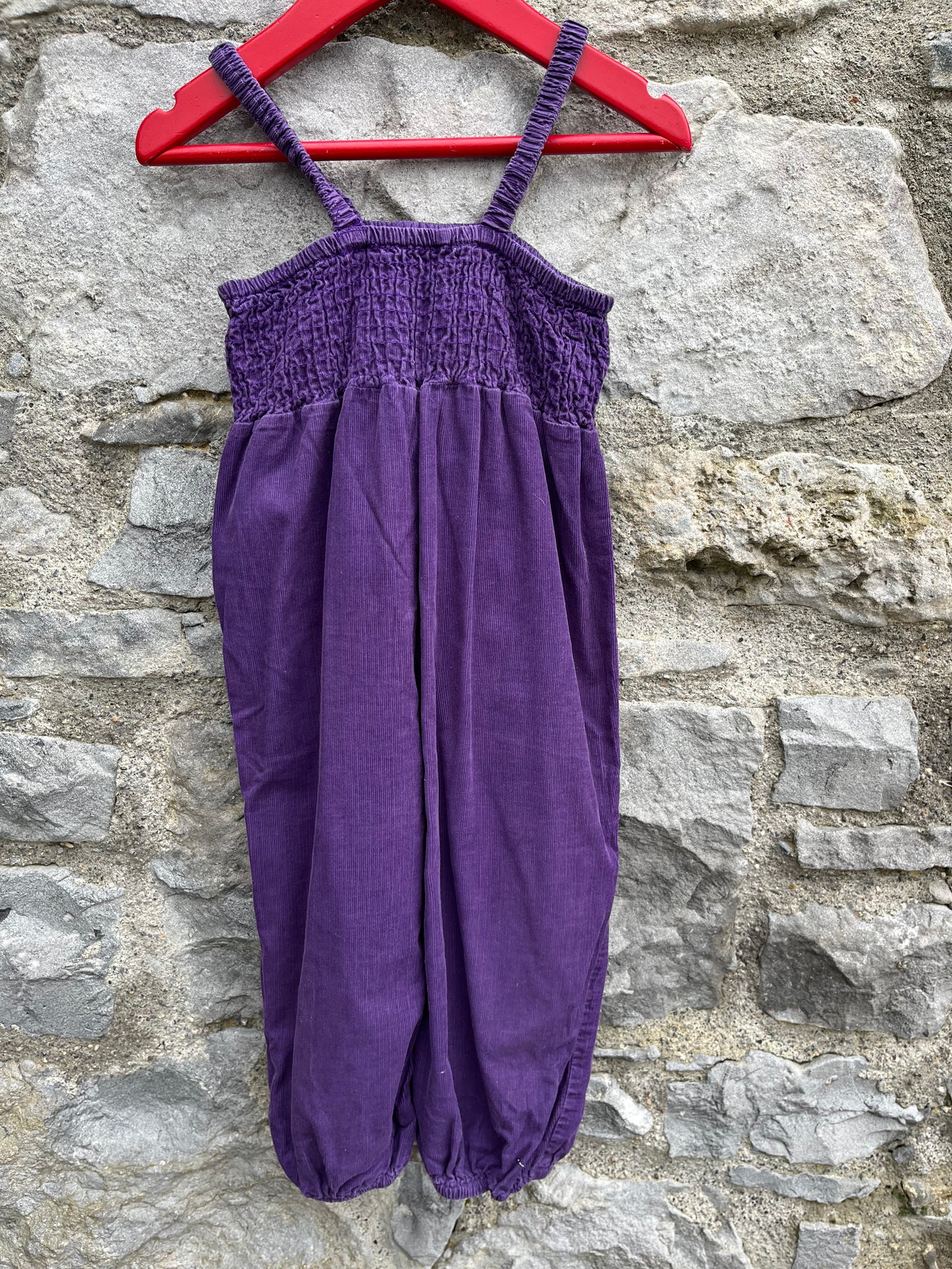 Purple cord jumpsuit  12-18m (80-86cm)