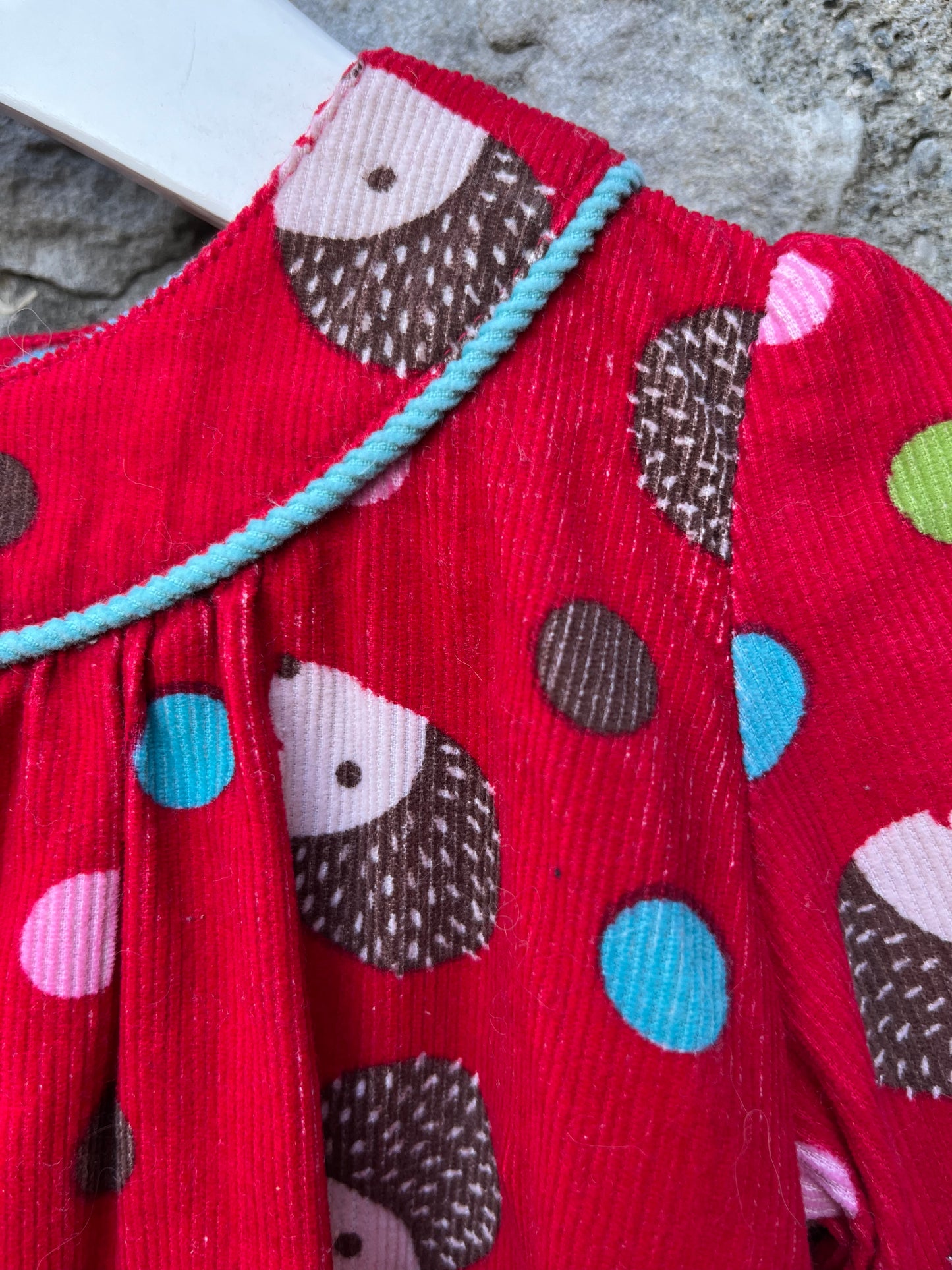 Hedgehog cord dress  6-12m (68-80cm)