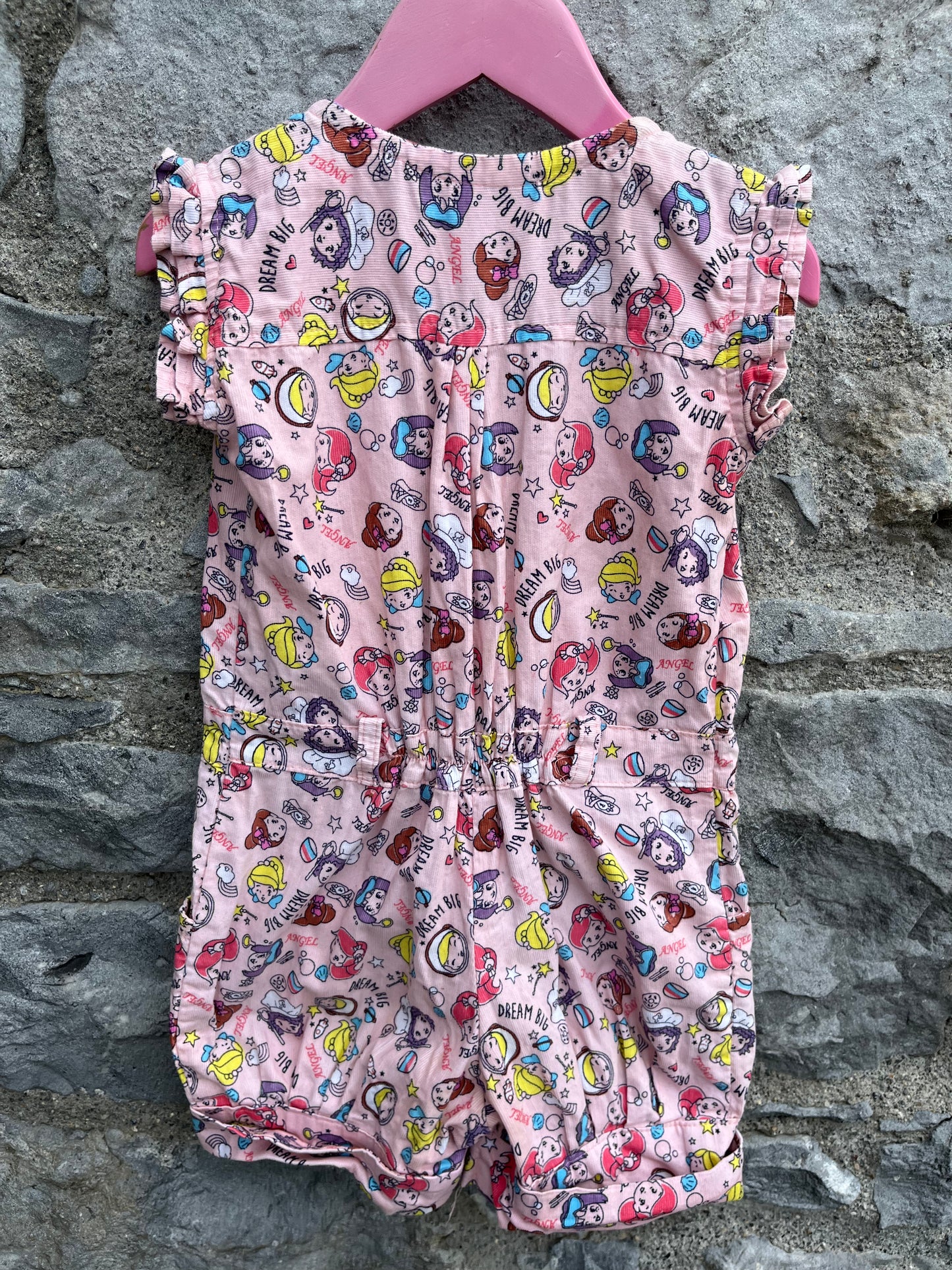 Pink cord jumpsuit   3-4y (98-104cm)