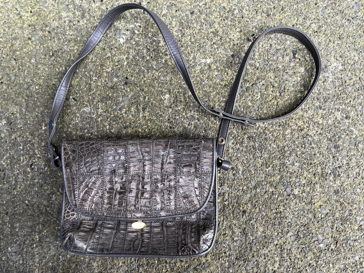 Grey snake bag