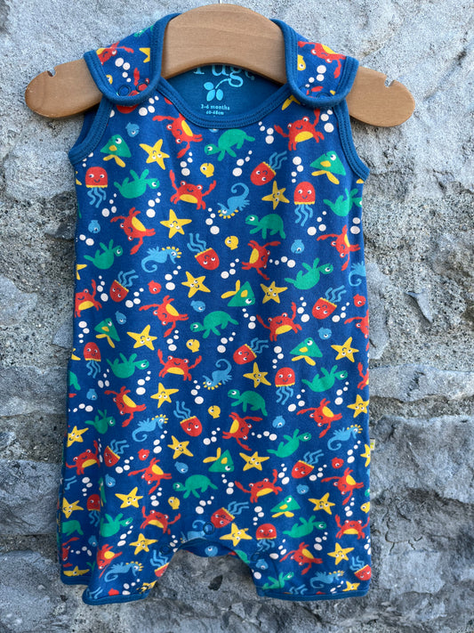 Sea creatures dungarees   3-6m (62-68cm)