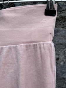 Pink velour pants  18-24m (86-92cm)