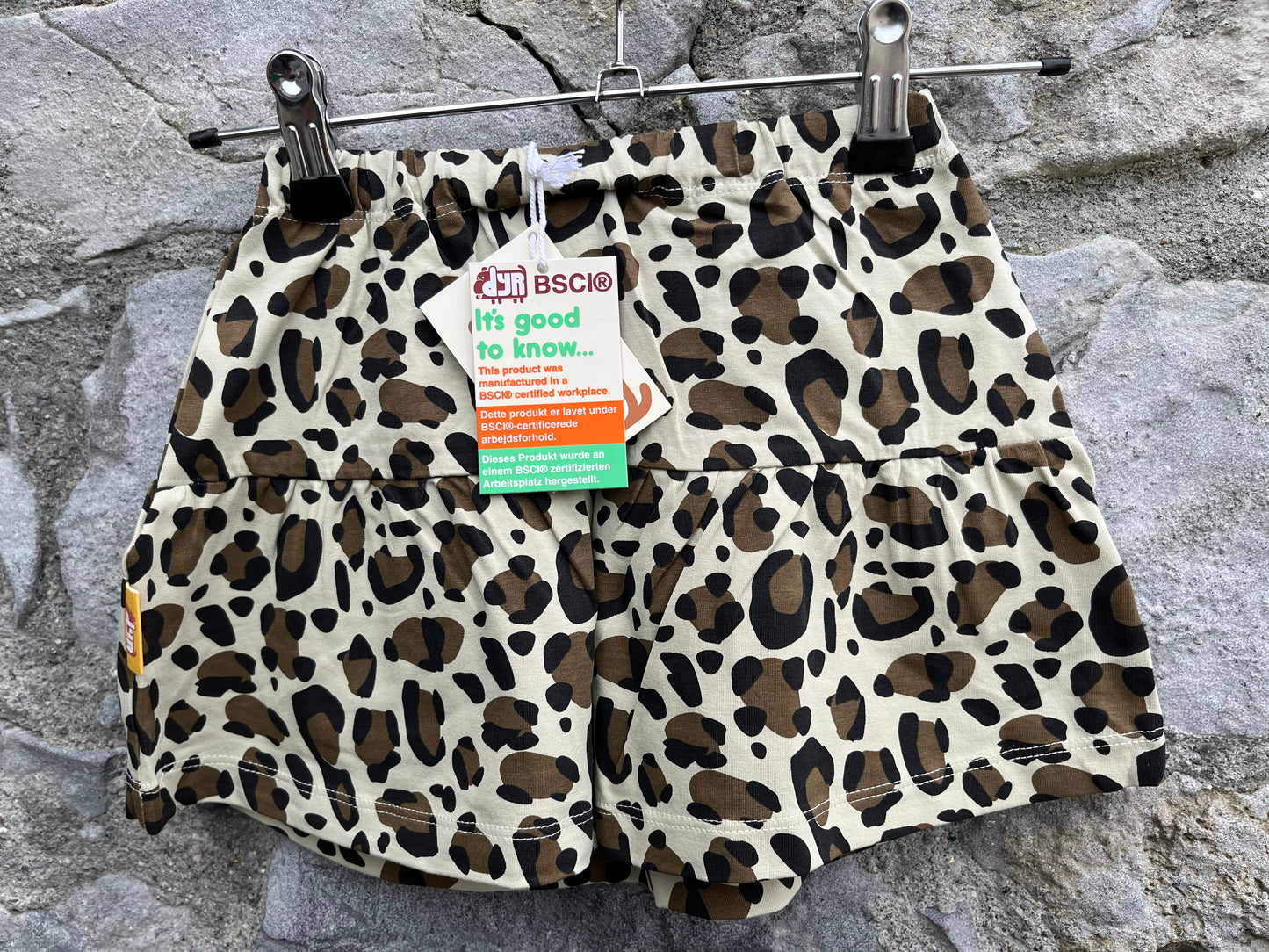 Leopard print skirt   3-4y (98-104cm)