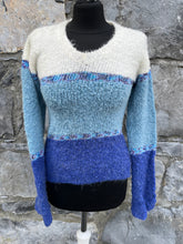 Load image into Gallery viewer, Blue&amp;navy jumper uk 8-10
