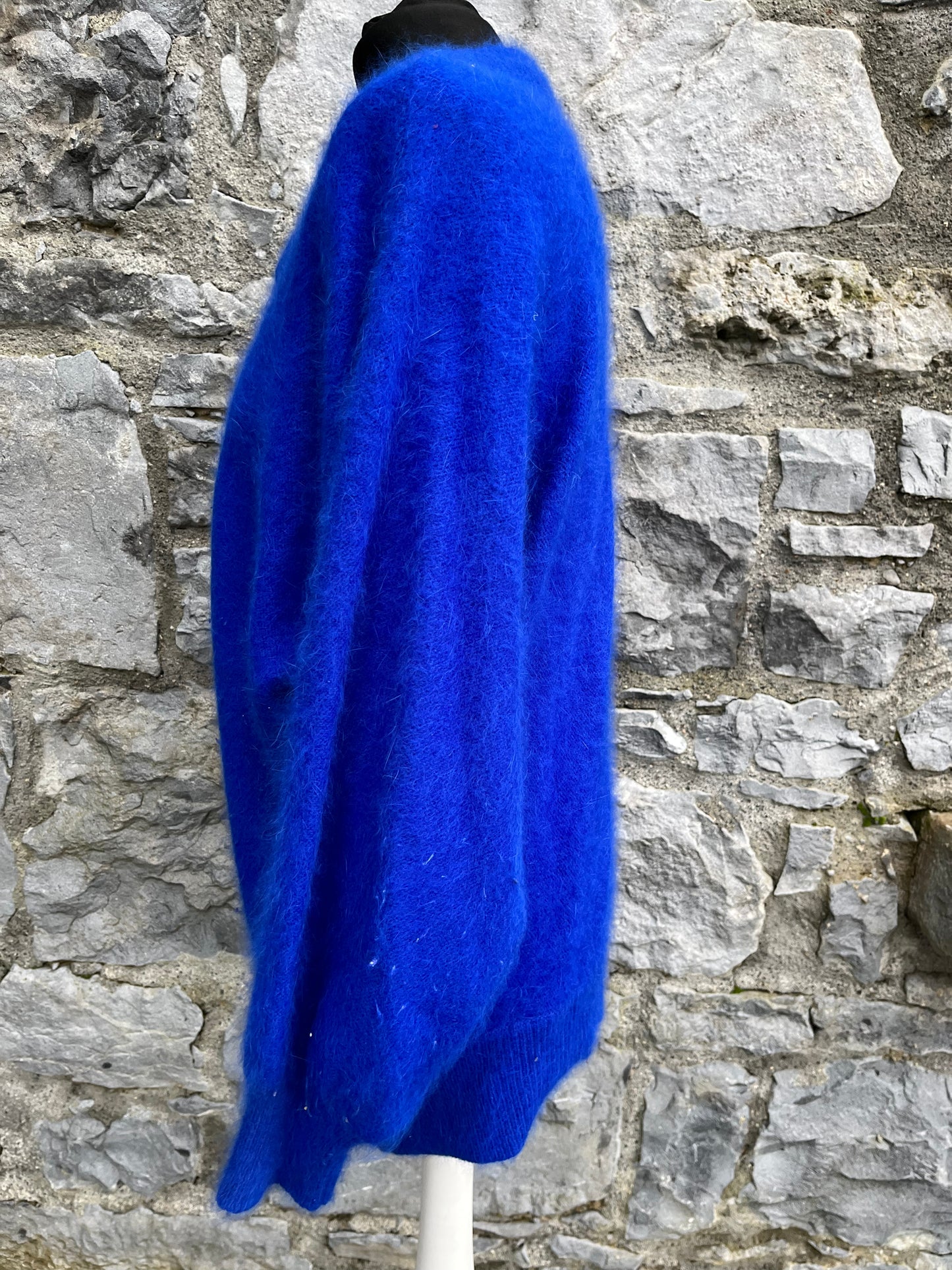 80s royal blue cardigan uk 12-14