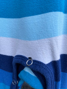 Blue&navy stripy onesie 9-12m (74-80cm)