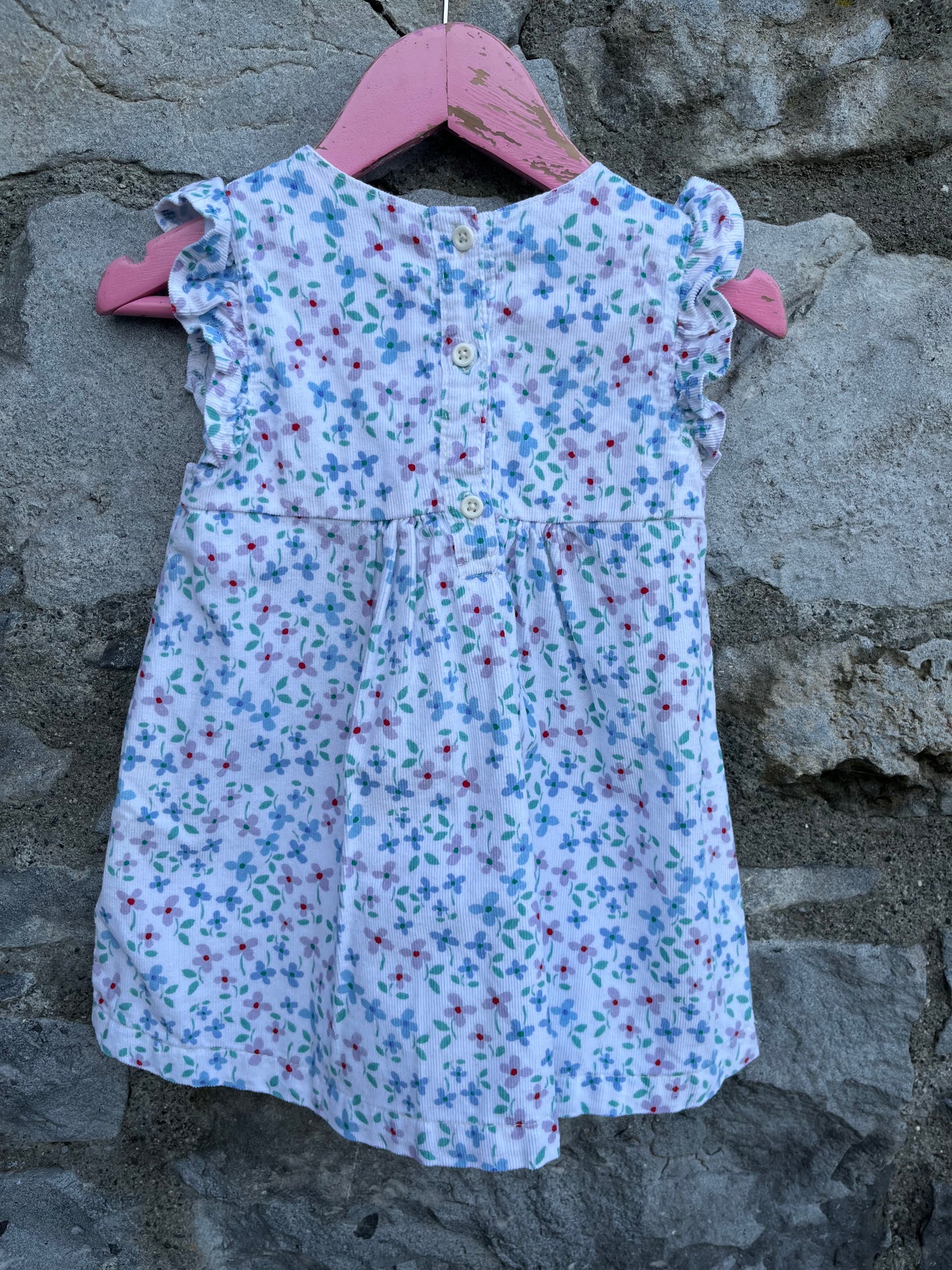 Floral cord pinafore   9-12m (74-80cm)