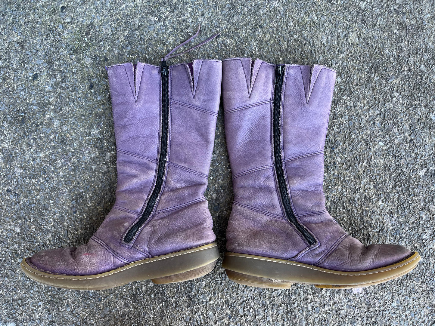 Lilac boots   uk 3 (eu 36)