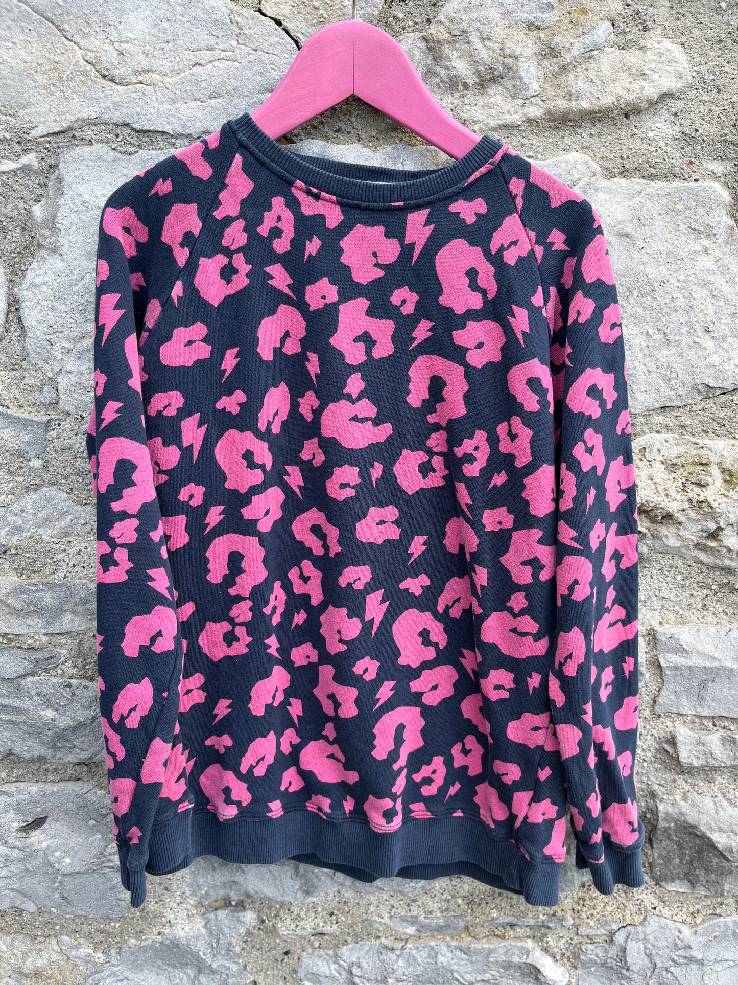 Navy&pink sweatshirt  11-12y (146-152cm)