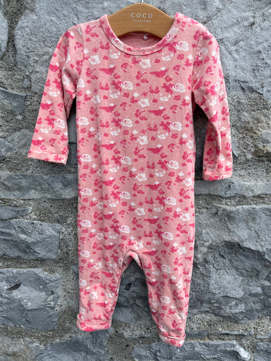 Pink onesie   2-4m (62cm)